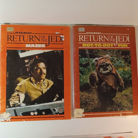 Star Wars Other - Vintage Set of 2 Return of the Jedi Activity books " used"